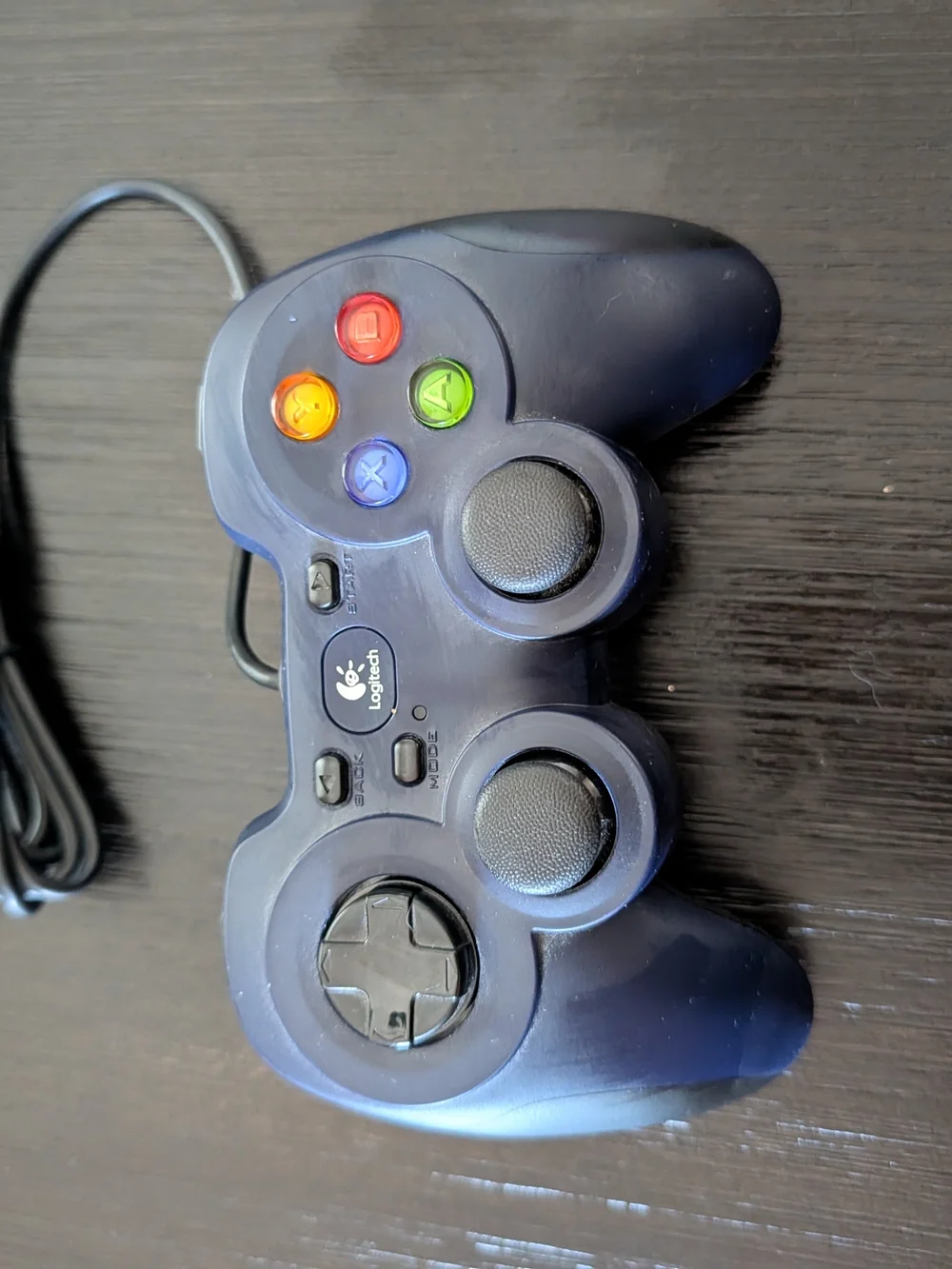 Logitech Wired Gamepad Controller in Dark Gray/Black